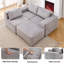 Luxueux canapé en polyester réversible avec éponge haute élasticité, parfait pour le confort et le style de tout espace de vie.-1560085396