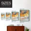 ABSTRACT Series CD XXXII - Impression encadrée de qualité supérieure - Prêt à accrocher - Aucun clou requis AAI401192-761908690-761908715