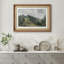 Rustic Countryside Woodland Nursery Decor Aquarelle Pine Tree Mountain Range, impression sur papier-91356601-91356602