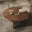 Table basse en bois de noyer massif