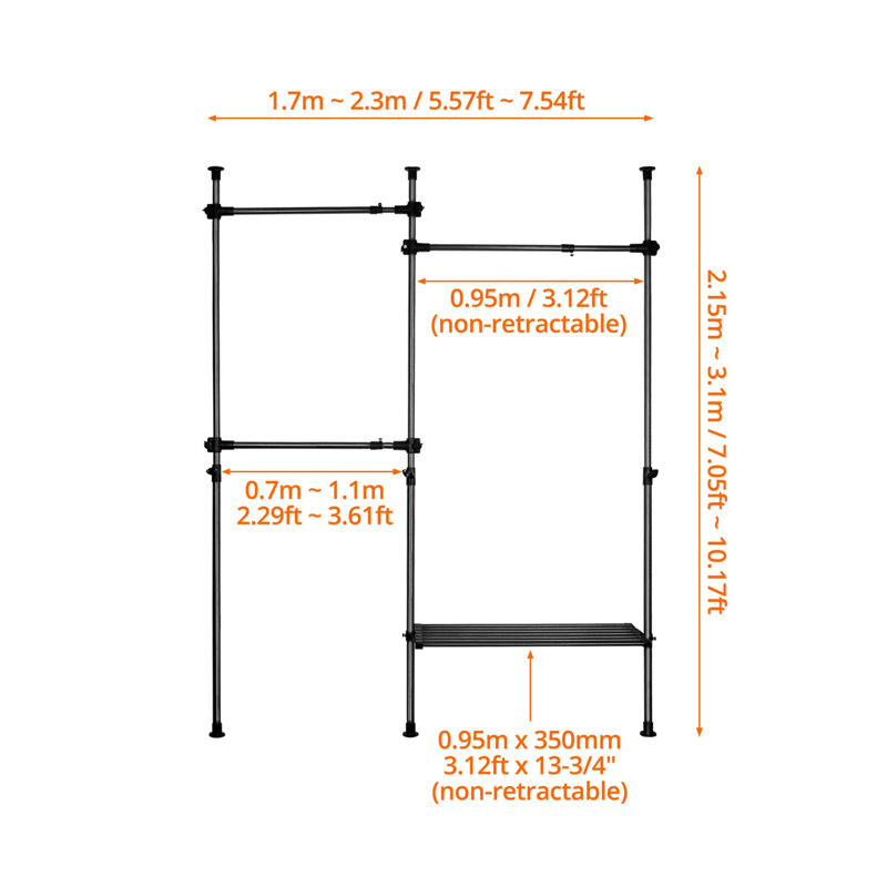Adjustable Clothing Rack