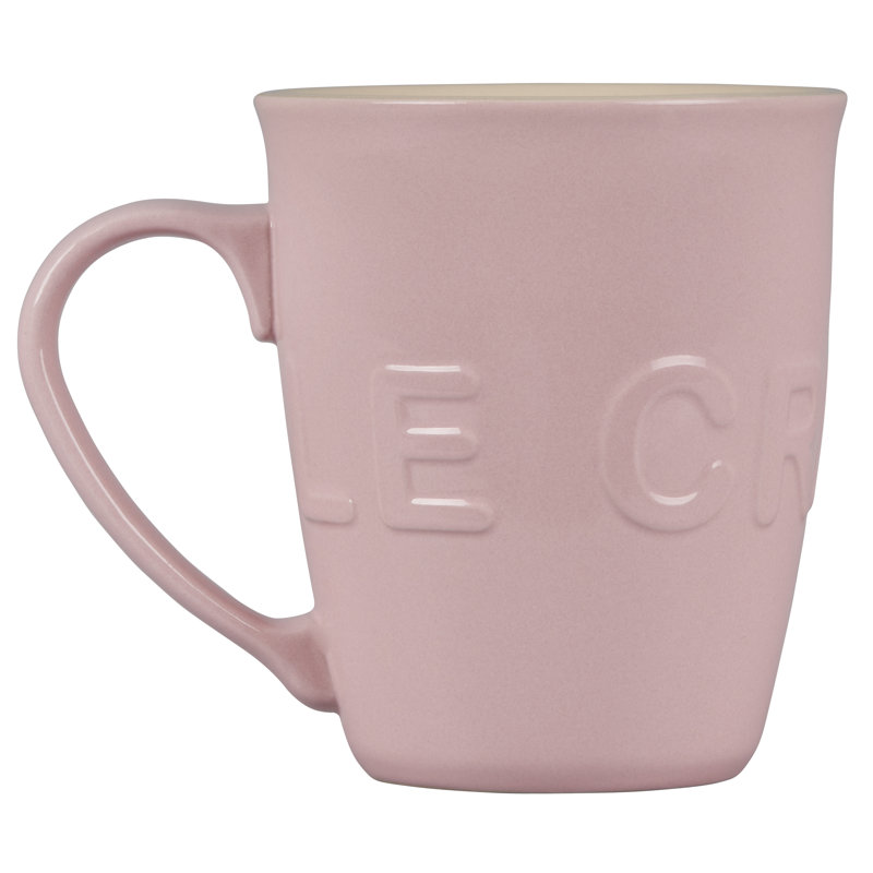 Le Creuset Xl Logo Coffee Mug 20 Oz Chiffon Pink