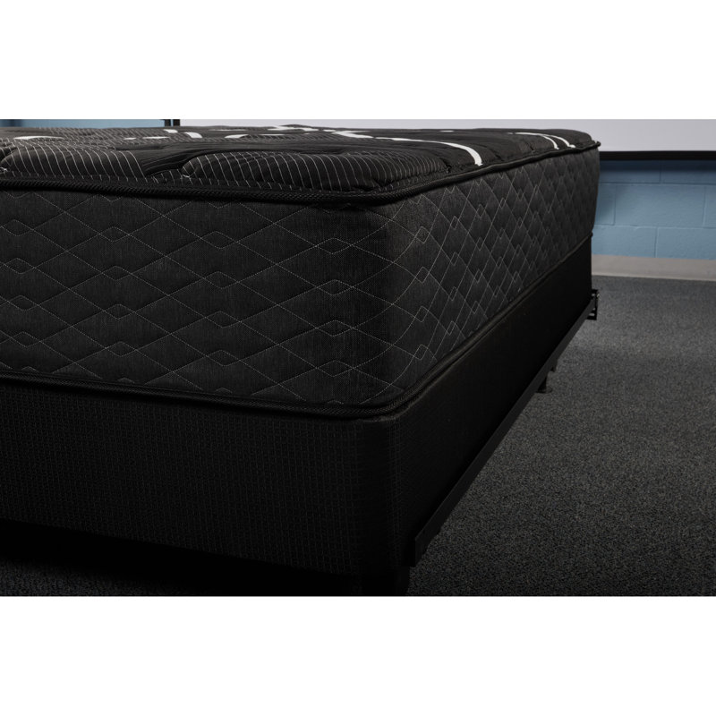 Matelas simple extra long avec refroidissement double et dissipation de la chaleur, ressorts enveloppés individuellement, isolation du mouvement, 12 pouces d'épaisseur, 67 lb, gel de sommeil réparateur noir et blanc - mousse à mémoire de forme