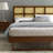 Modway Sidney Cane and Wood Platform Bed with Angular Legs-1333490568-1333490575