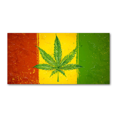 Rasta Flag - Wrapped Canvas Print