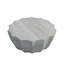 Table basse ronde en ciment imperméable 36,31 po Marble White, idéale pour les balcons et les jardins, supporte 220 lb, table prête à l'emploi en ciment, balcons de patio, aucun assemblage requis, facile à nettoyer