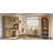 Gayle Solid and Manufactured Wood Standard Bookcase with Arched Side Panels and Adjustable Shelves-410664305-410664311