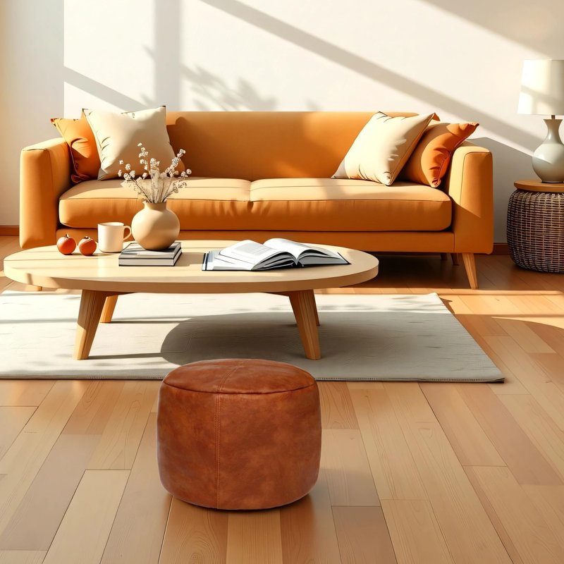 Housse de pouf non rembourrée seulement, Amaretto