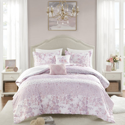 Édredon avec motif floral cachemire, taies décoratives, coussins, édredon lavable à la machine, doux, lavable à la machine