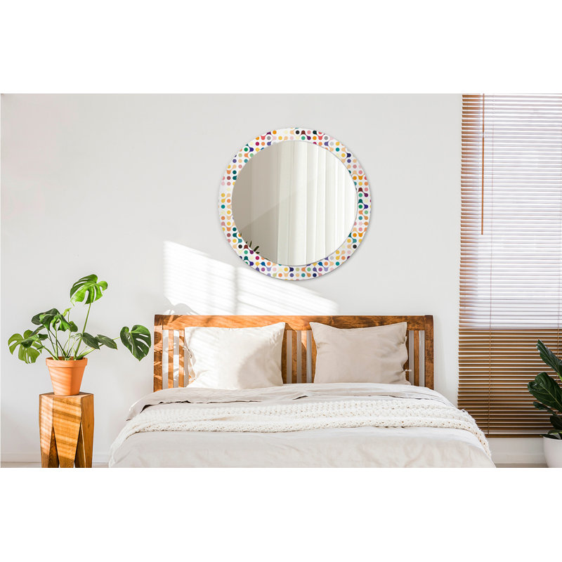 Huldar Glass Flat Wall Mirror