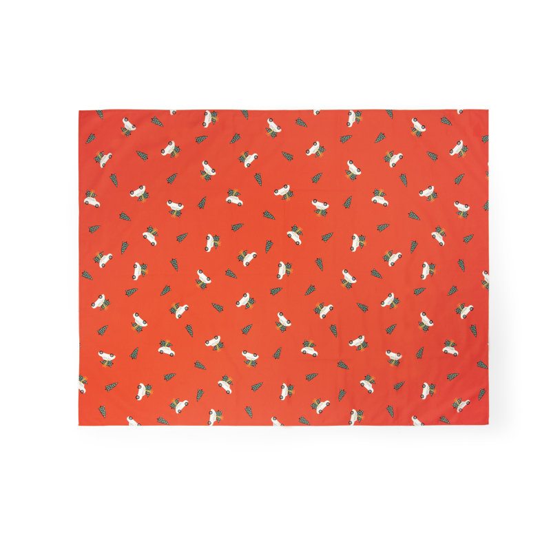Ready For Christmas Tablecloth 140X240 Cm, Red, 140cm W x 240cm L