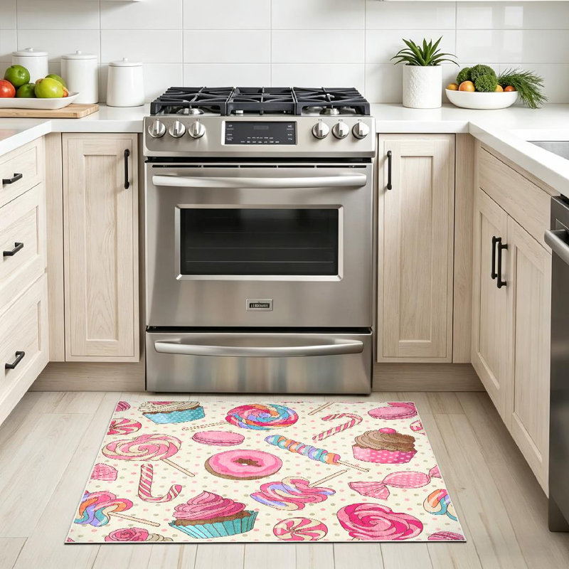 Tapis jaune bonbon délavé à la machine, Rectangle 32 po x 47 po