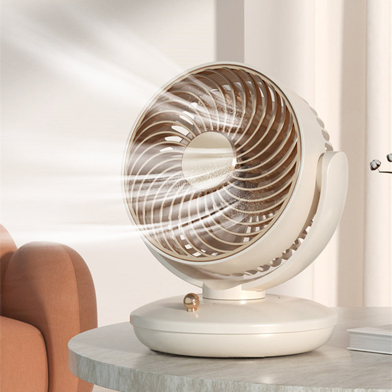 Ventilateur de pièce entière à 3 vitesses kbndieu, Beige