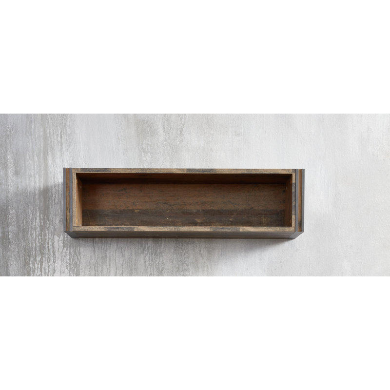 Gwynn Floating Shelf with Reclaimed Wood