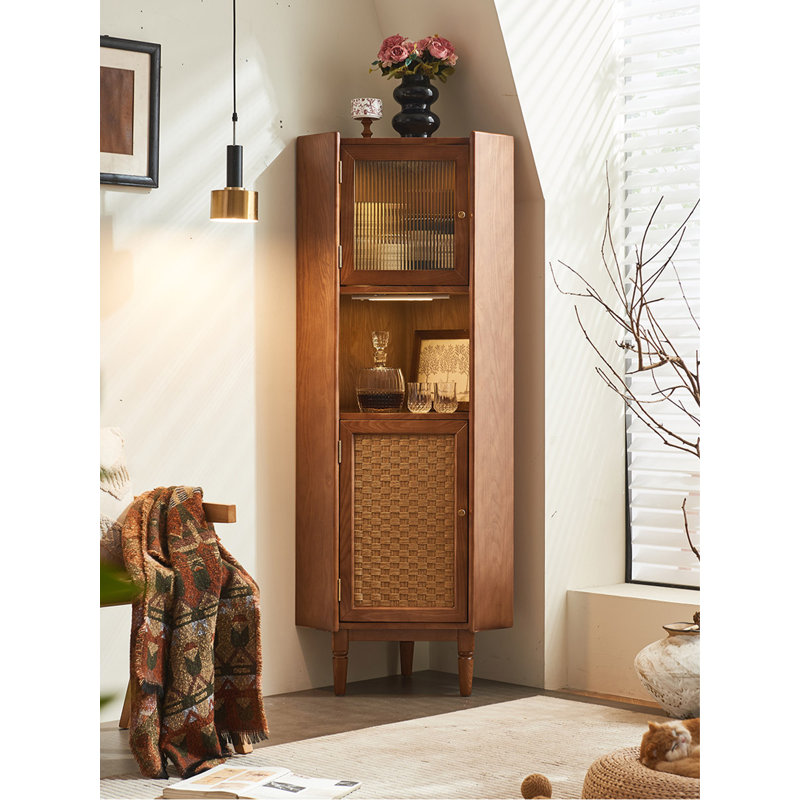 Armoire de coin Mid-Century