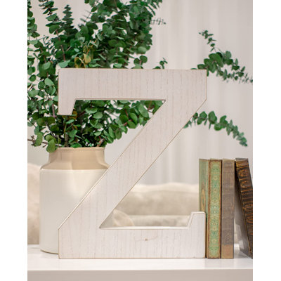 Text & Numbers Letter Block