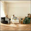 Chaise longue profilée incurvée avec repose-pieds coordonné pour sièges profilés et décoration intérieure harmonieuse