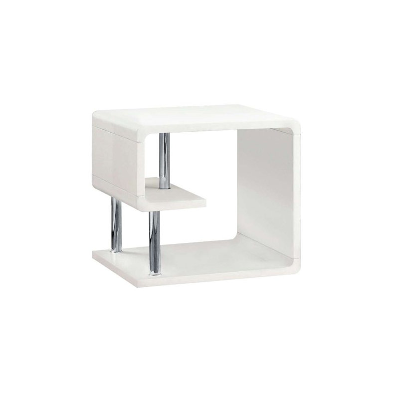 Aleeza Solid Wood Top End Table