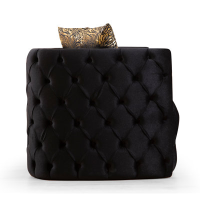 Doruk 43.6'' Velvet Armchair