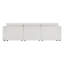 Canapé modulaire rembourré en polyester 3 pièces de 112 po avec coussins réversibles-1759392458