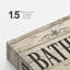 «Enjoy Your Seat Rustic Bathroom Humor», impression sur toile, impression sur toile encadrée-134328418-134328422