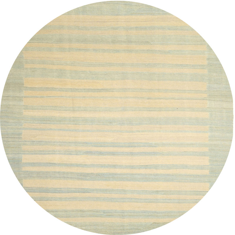 Surface beige contemporaine tapis, Rond 8 pi