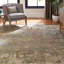 Stigall Hand Knotted Wool Area Rug in Brown-1633410603