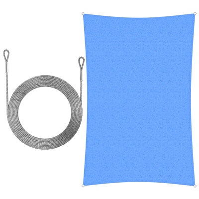 12' x 7' Rectangle Shade Sail