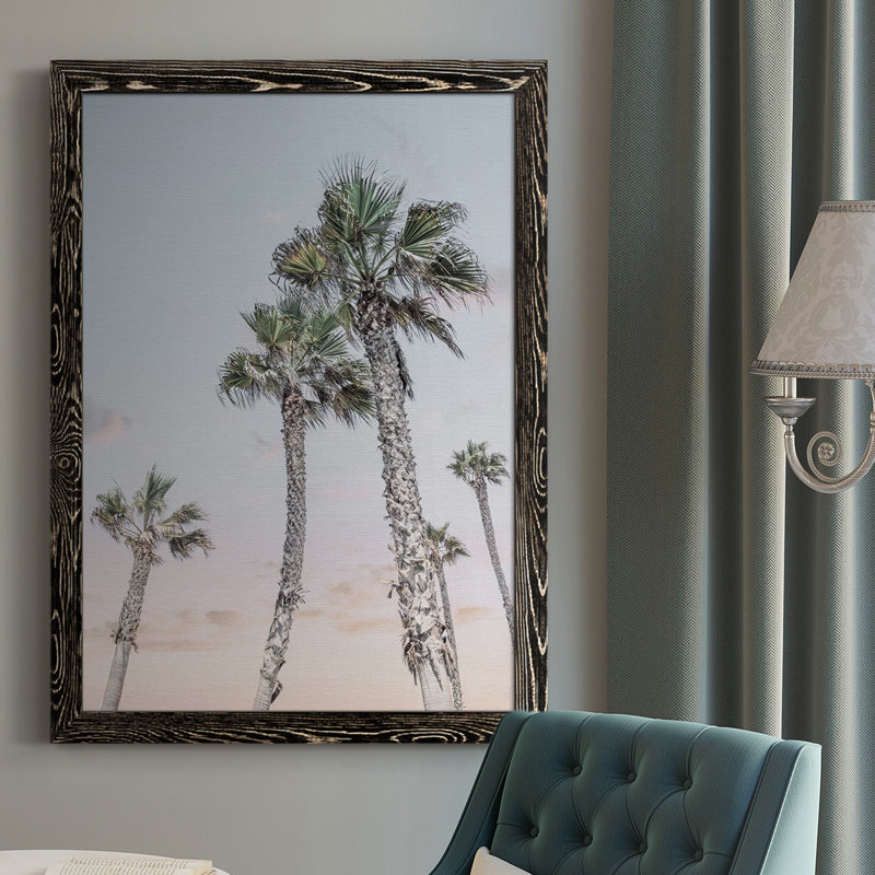 Fabry Palms Up, reproduction d'art sur toile, Noir, H 43,5 po x l 31,5 po x P 1 po