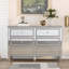 Commode double 6 tiroirs l 56,1 po Mikayle-119697597