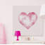 Margarida Blurry Heart Print on Wrapped Canvas-1784322304