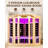 30A Cord 110-120V 3 Person Luxurious Far Infrared Sauna For Home Spa, Low Emf Wooden Dry Sauna Room With Bluetooth Speakers, Lcd Control Panel, Tempered Glass Door, 7 Colors Lighting, 74.76"X80.76"X26.04"