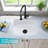KRAUS Pintura™ 23-inch L 16 Gauge Undermount Single Bowl Enameled Steel Kitchen Sink in White
