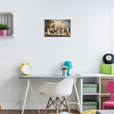 " Wild Animals At Table " by Lazar Studio