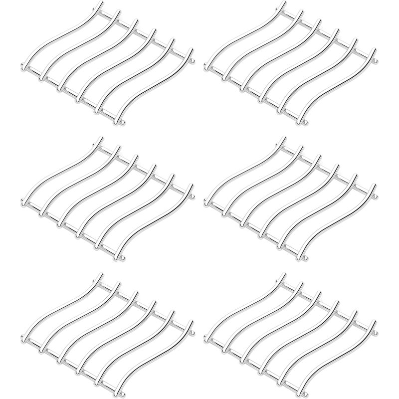 Tapis pivotant en acier inoxydable YBM Home, Paquet de 6