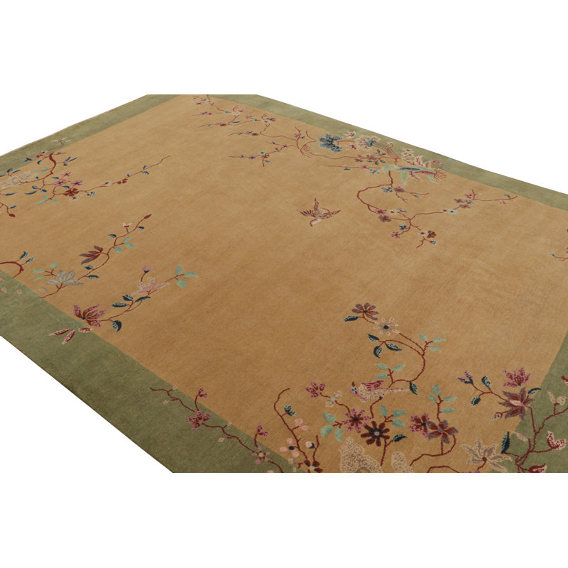 One-of-a-Kind Rectangle: 9' X 12' Hand Knotted Area Rug