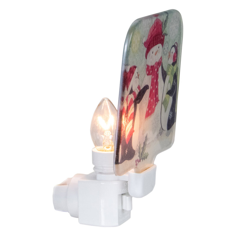 Veilleuse bonhomme de neige