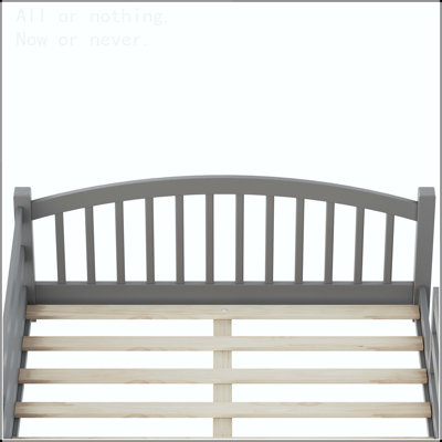 Full Size Montessori Floor Bed with Safety Guardrails