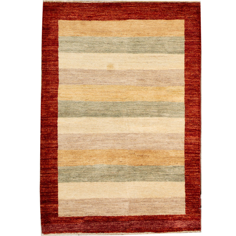 Hand-Knotted High-Quality Red Area Rug