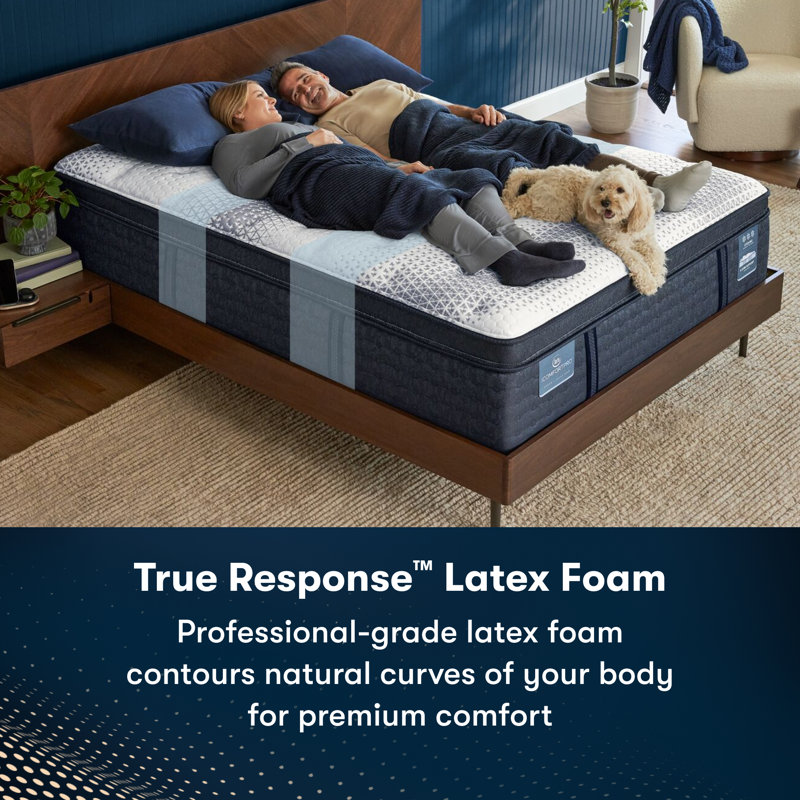 Queen Size Extra Firm Latex Foam Mattress with Cool-Touch Fabric