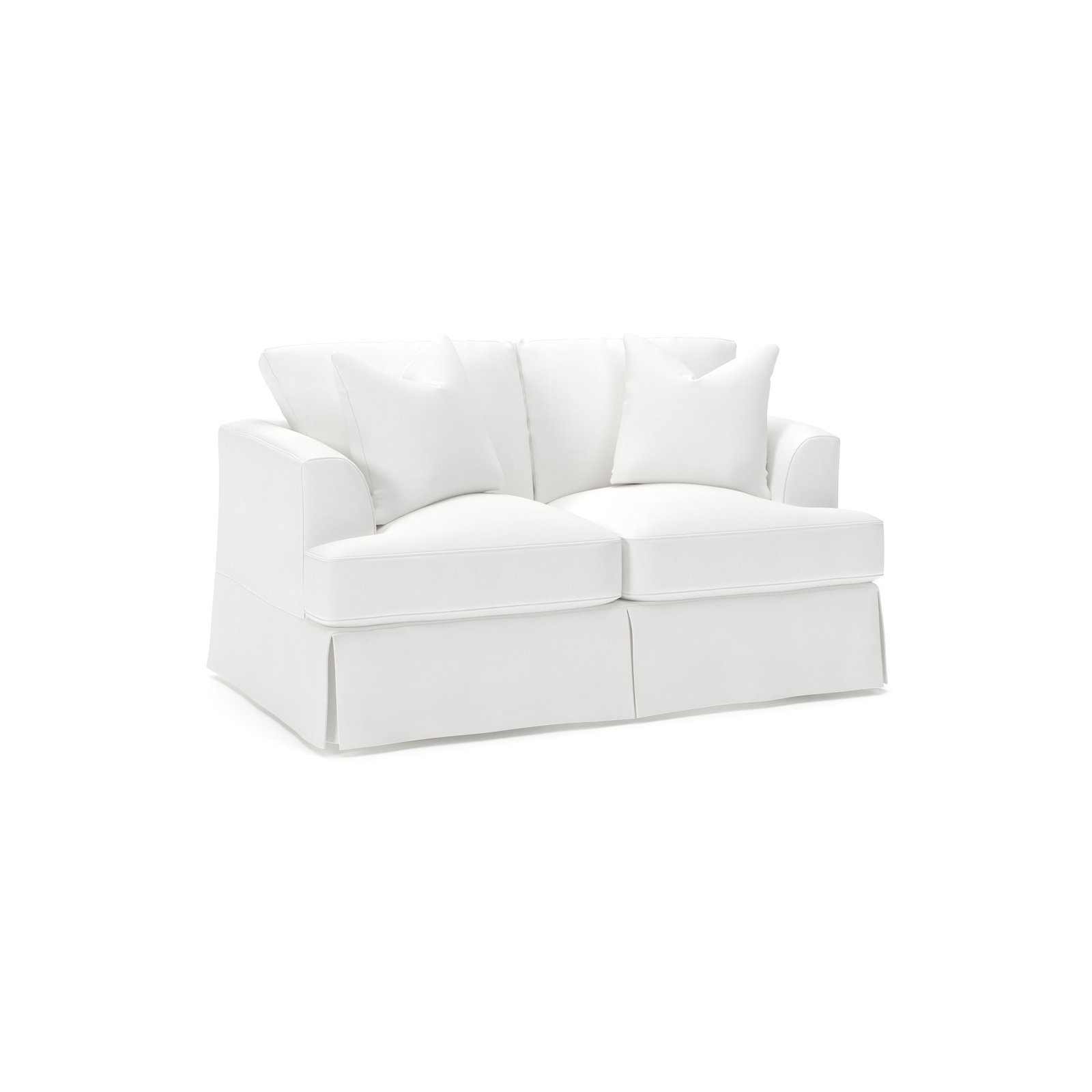 Lucia 66" Loveseat, Bayou Off White Canvas