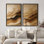 Framed Canvas Wall Art, Vintage Abstract Wall Canvas Prints