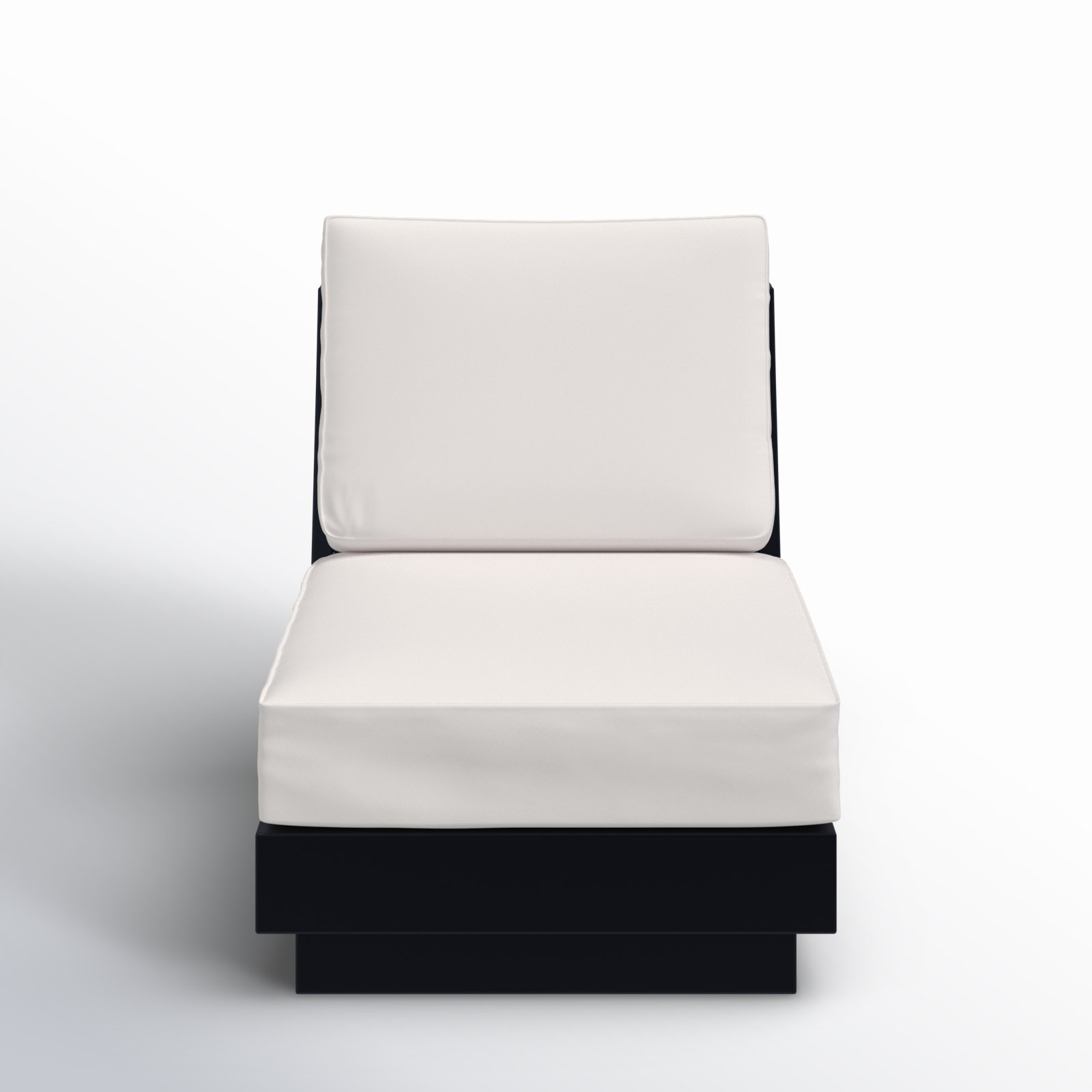 Lucca Metal Outdoor Lounge Chair with Sunbrella Cushions