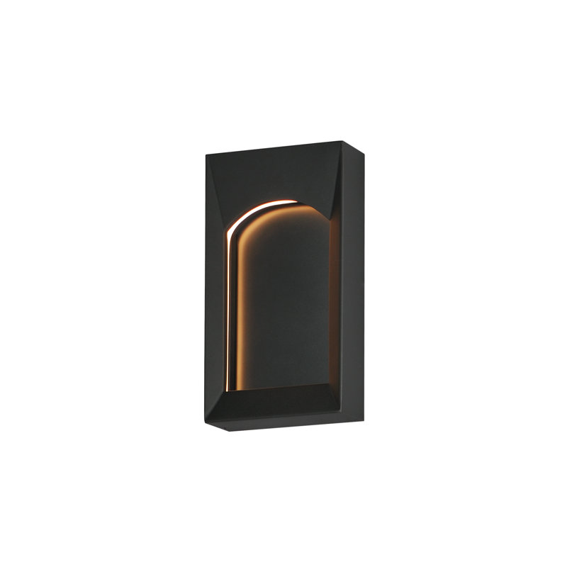 Brasilia-Outdoor Wall Mount, 12" H x 6.5" W x 2.5" D