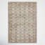 Phoebe Machine Washable Kimmons Geometric Area Rug in Tan/Cream-714845885