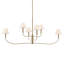  Lustre classique 6 lumières avec accoudoirs ombragés-111187511-111187515