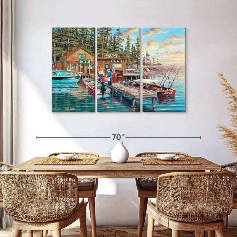 Mehar Rainy Lake Lodge, H 36 po x l 57 po