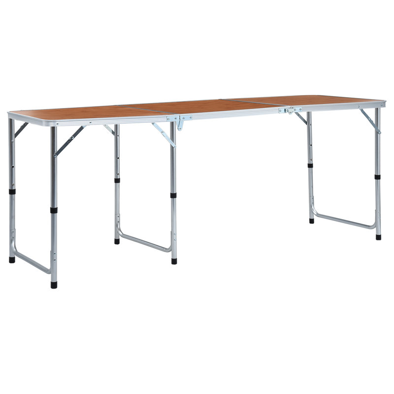 Ellenton Foldable Camping Table Aluminium 180x60 cm