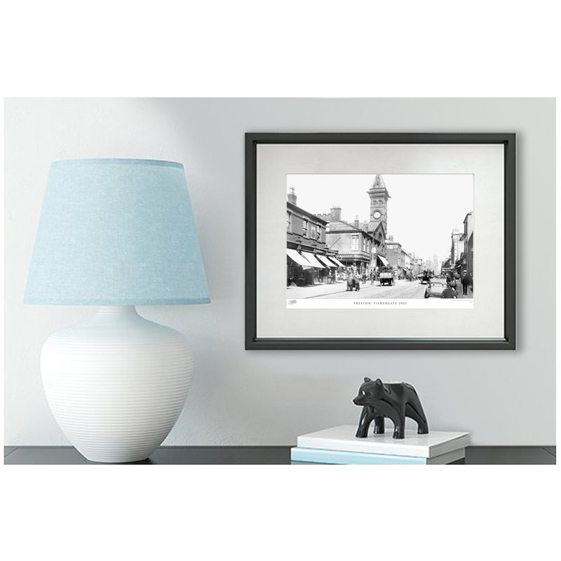 Preston, Fishergate 1903 - Single Picture Frame Print, 45cm H x 60cm W x 2.3cm D