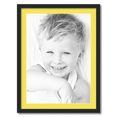 Wood Picture Frame with Mat